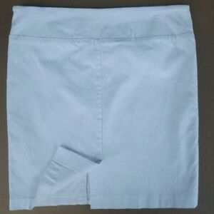 4/$20 Bright white lined stretch skirt MIKO size Large